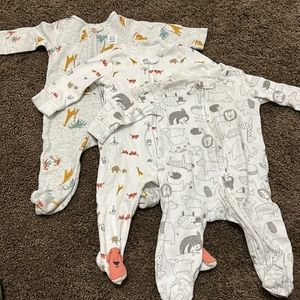 Carter’s Animals Two Way Zip Pajamas